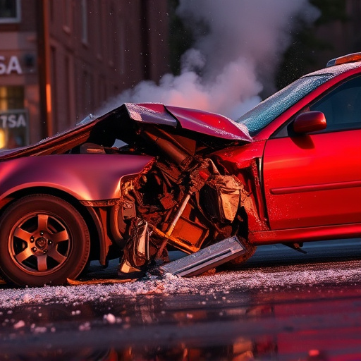 car crash damage