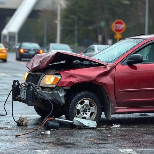 car crash damage