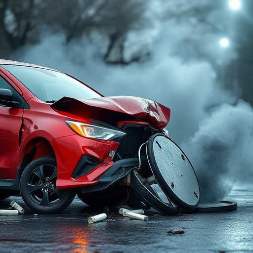 car crash damage
