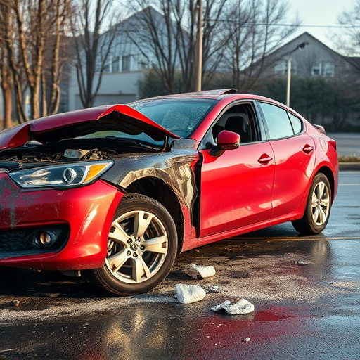 car crash damage