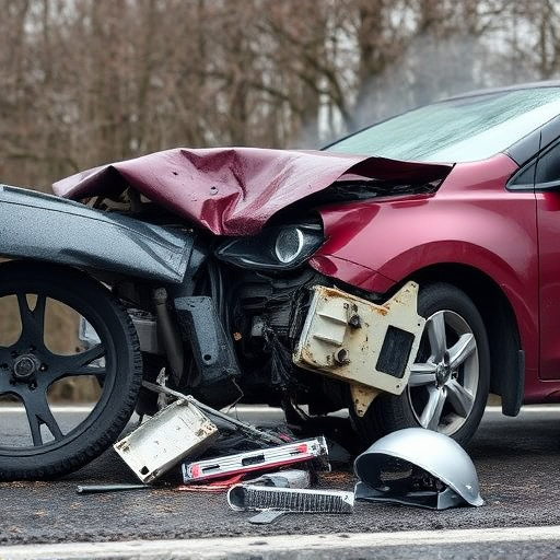 car crash damage