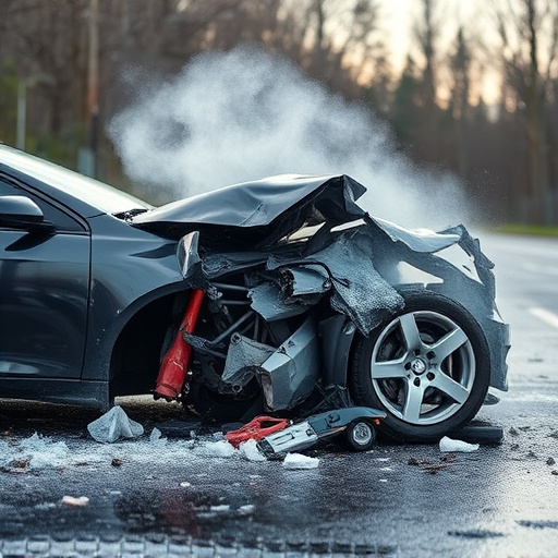 car crash damage