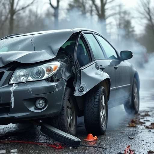 car crash damage