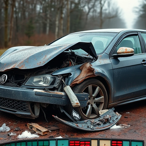 car crash damage