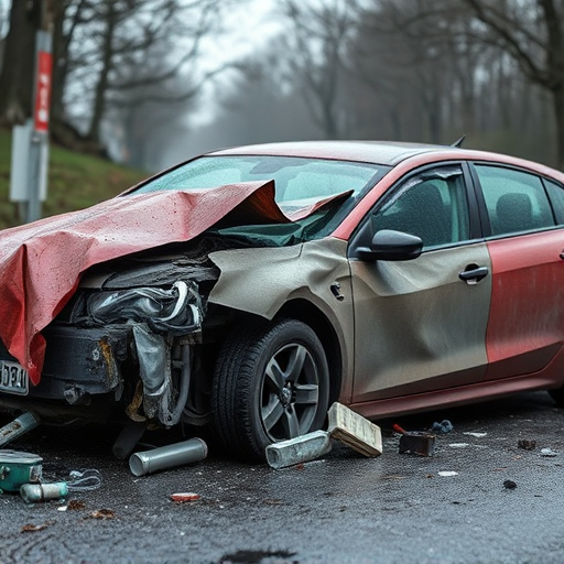 car crash damage