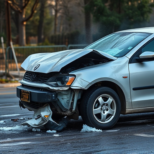 car crash damage