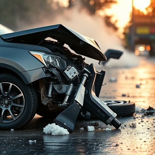 car crash damage