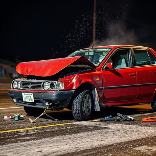 car crash damage