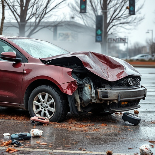 car crash damage