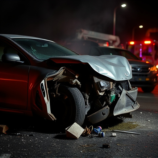 car crash damage