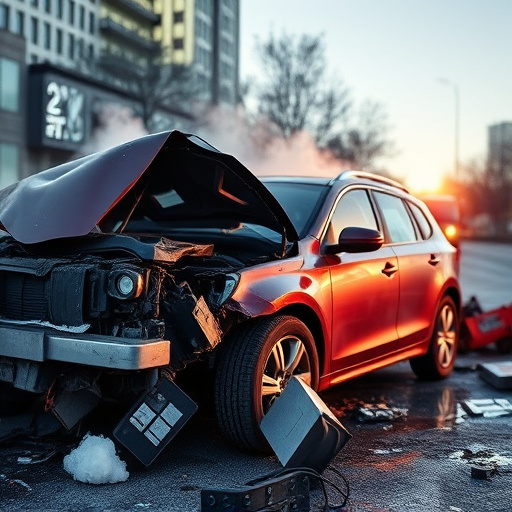 car crash damage