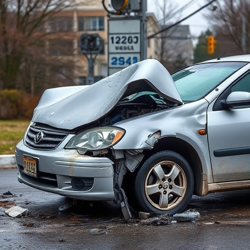 car crash damage