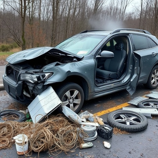 car crash damage