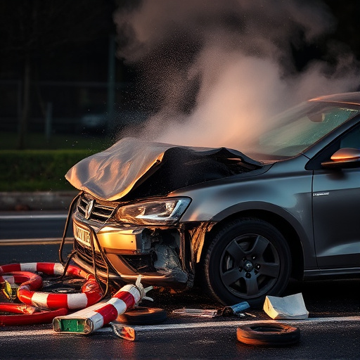 car crash damage