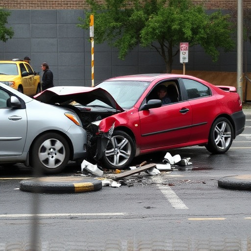 car crash damage