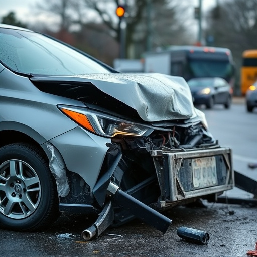 car crash damage