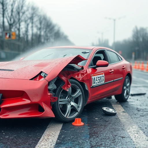 car crash damage