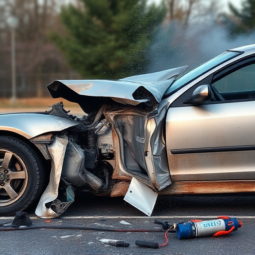 car crash damage