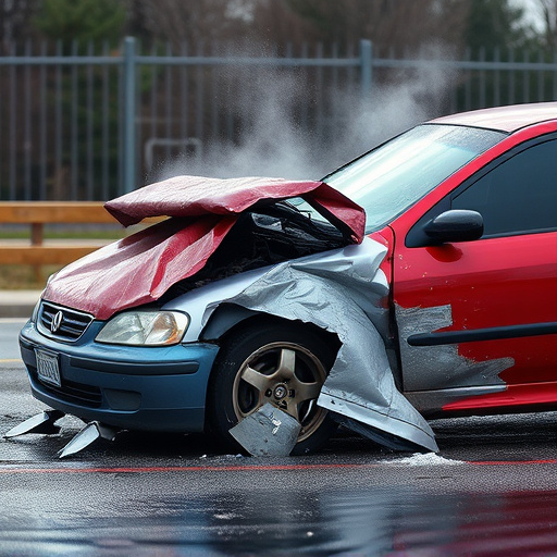 car crash damage