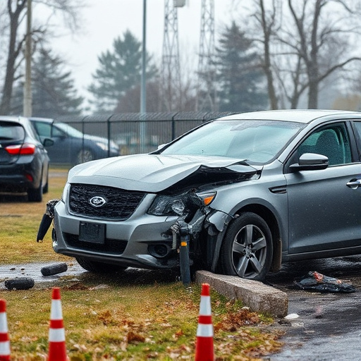car crash damage