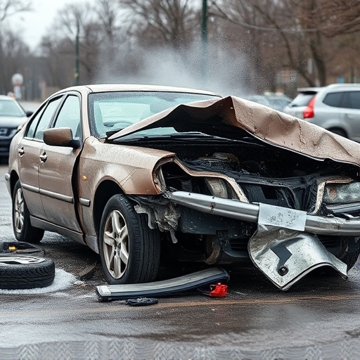 car crash damage