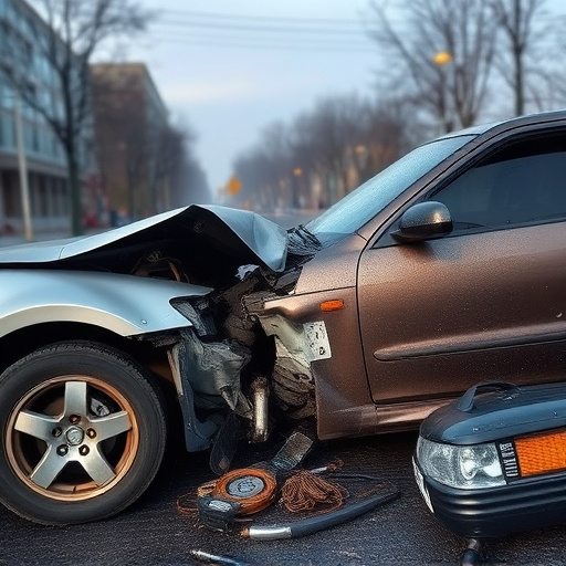 car crash damage