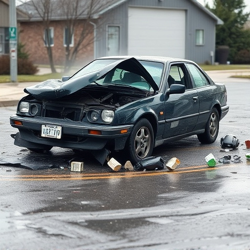 car crash damage
