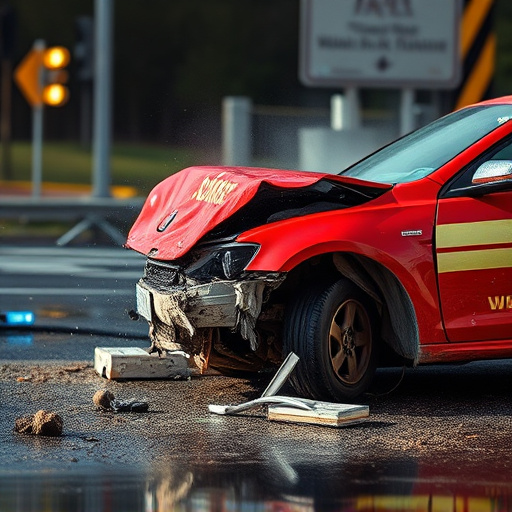 car crash damage