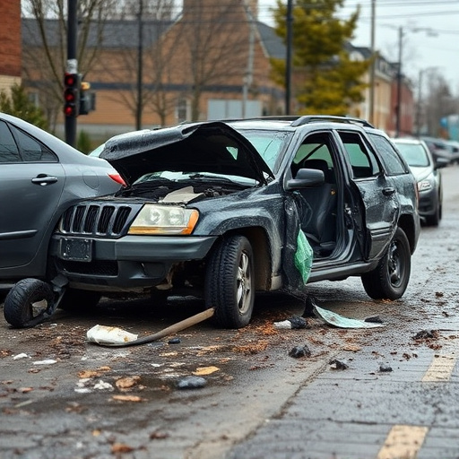 car crash damage