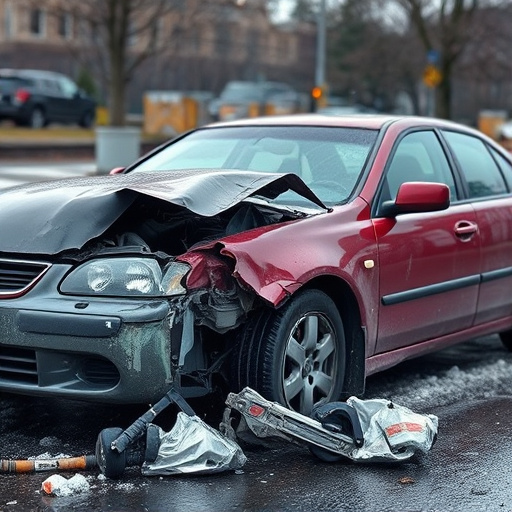 car crash damage