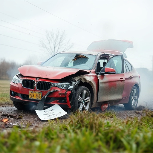 car crash damage