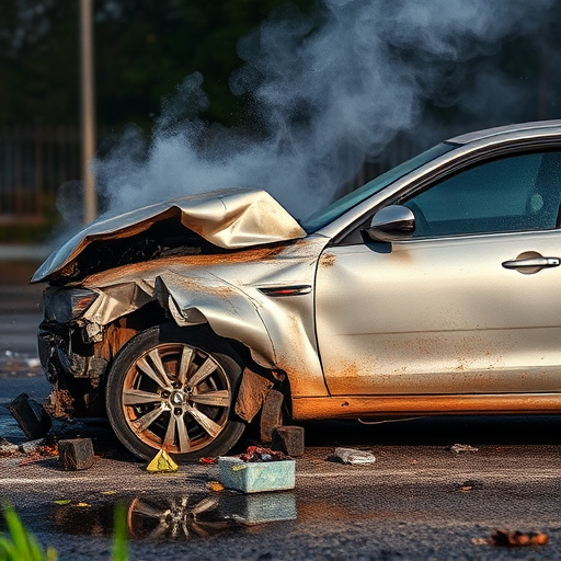 car crash damage