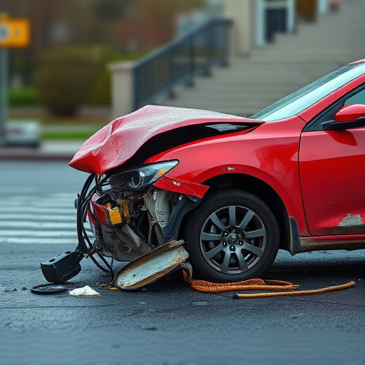car crash damage