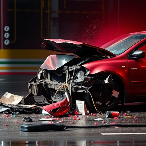 car crash damage