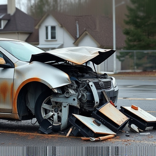 car crash damage