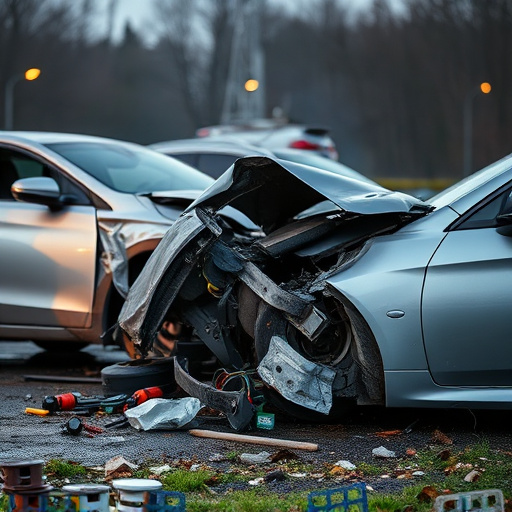 car crash damage