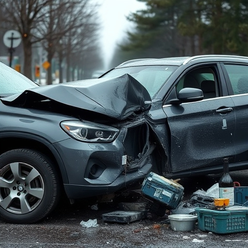car crash damage
