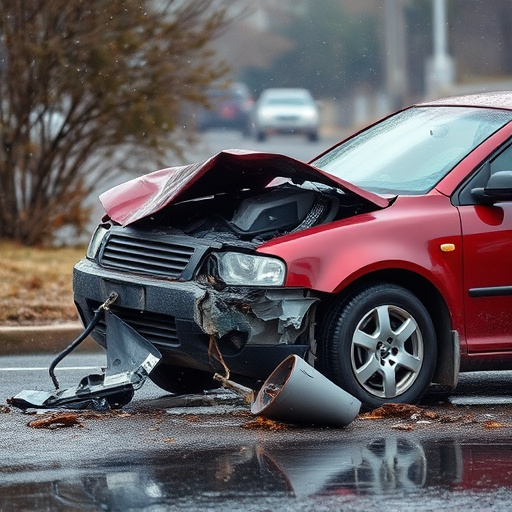 car crash damage