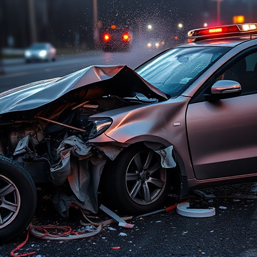 car crash damage