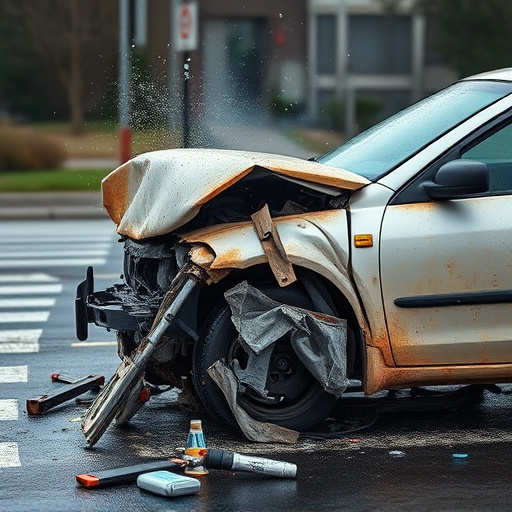 car crash damage