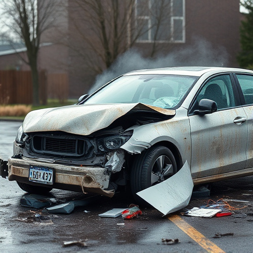 car crash damage