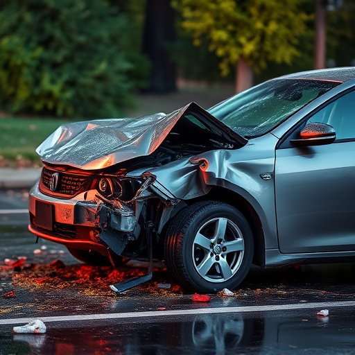 car crash damage