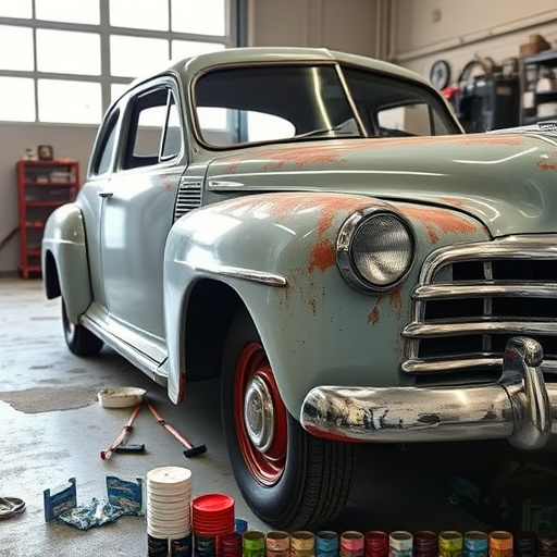 vehicle restoration process