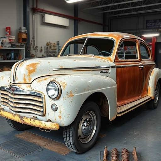 vehicle restoration process