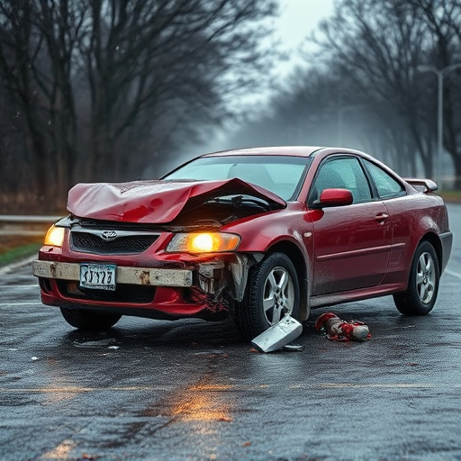 car crash damage