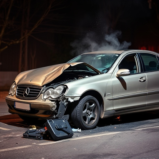 car crash damage