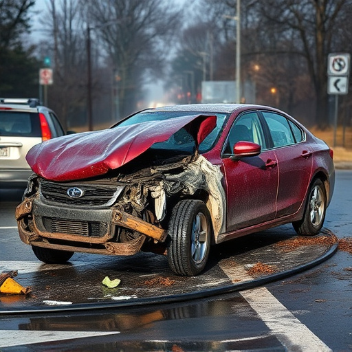car crash damage