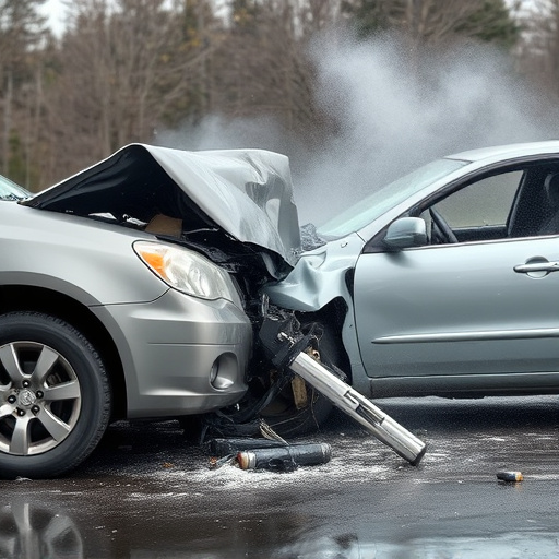car crash damage