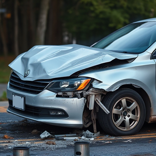 car crash damage