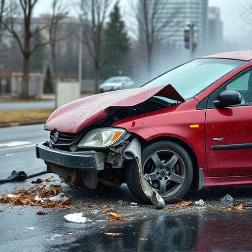 car crash damage